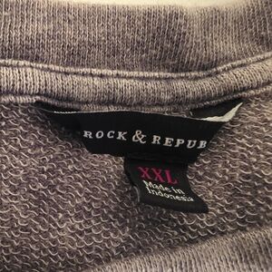 Rock & Republic Heathered Knit Sweater XXL In Very Good Condition Light Weight